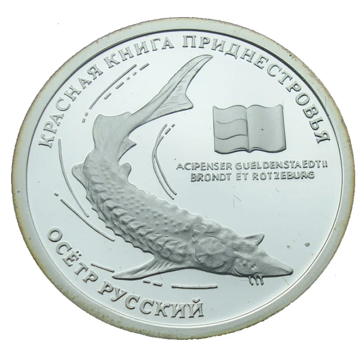 Naddniestrze 10 rubli Jesiotr 2008