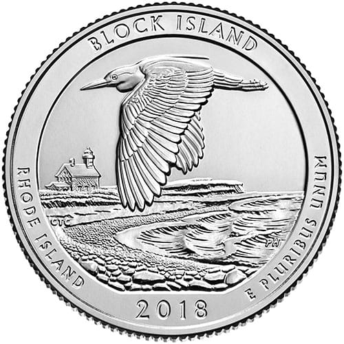 USA 25c Parki narodowe x 5 2018