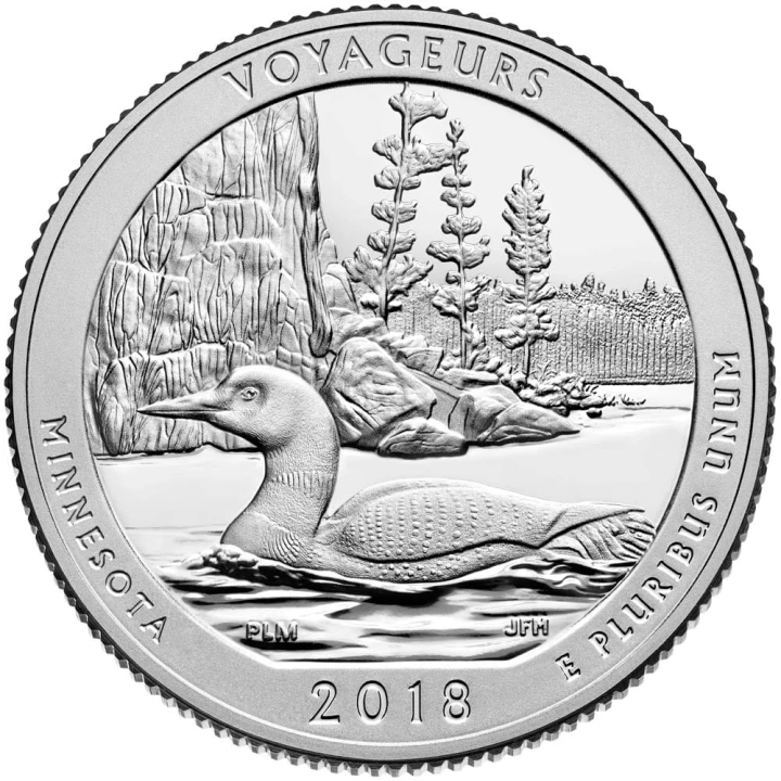 USA 25c Parki narodowe x 5 2018