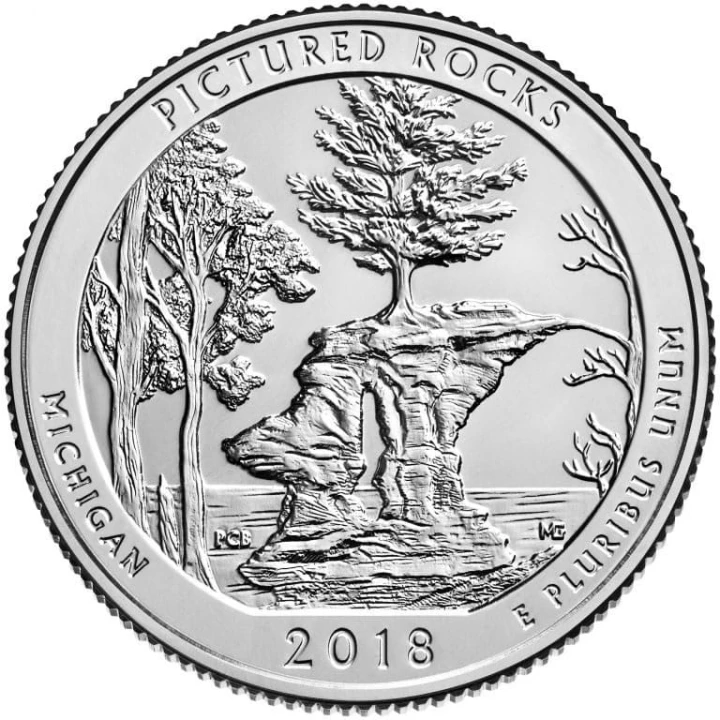 USA 25c Parki narodowe x 5 2018