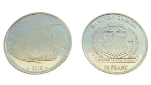 Samoa zachodnie 10 fr Ustniczek 2018