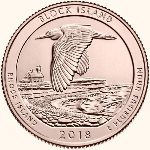 USA 25 c Park Block Island 2018 nr 45 24kAu