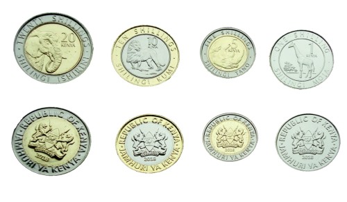 Zestaw menniczy KENIA x 4 2018