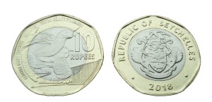 Seszele 10 rs Żółw 2018