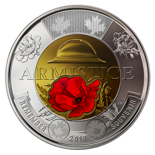 Kanada 2 $ Armistice 2018