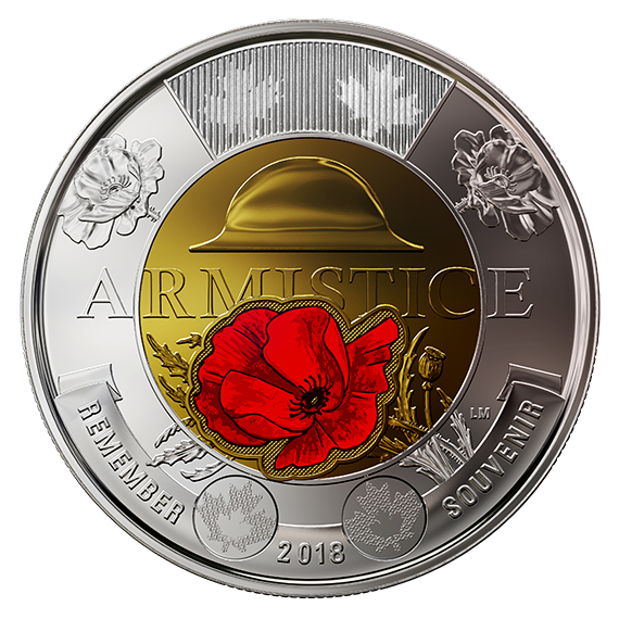 Kanada 2 $ Armistice 2018