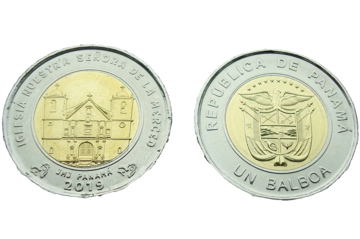 Panama 1 balboa kościół Miłosierdzia 2019 nr2