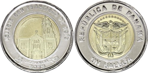 Panama 1 balboa Kościół San Francisco de Asis 2019 nr5