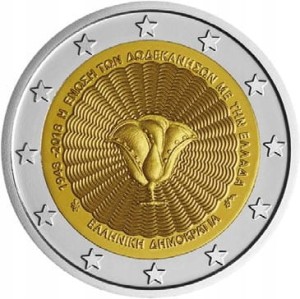 2 euro Grecja Unia z Dodekanezem 2018