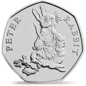 Wielka Brytania 50 pensów Peter Rabbit 2018