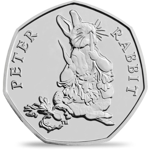 Wielka Brytania 50 pensów Peter Rabbit 2018