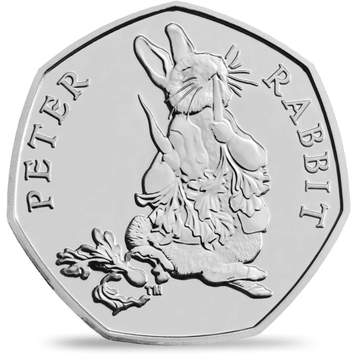 Wielka Brytania 50 pensów Peter Rabbit 2018