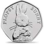 Wielka Brytania 50 pensów Flopsy Bunny 2018