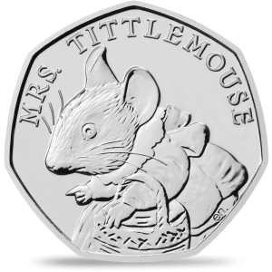 Wielka Brytania 50 pensów Mrs. Tittlemouse 2018