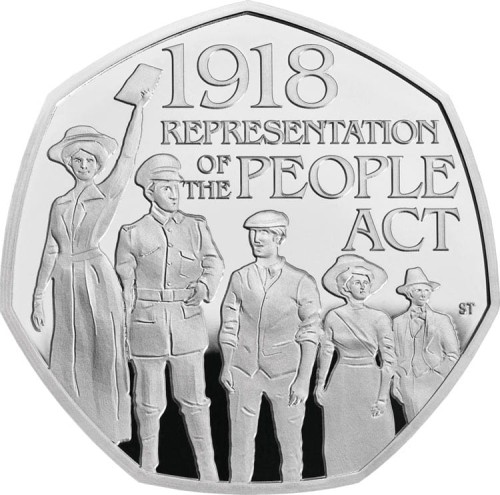 Wielka Brytania 50 pensów Representation of the People 2018