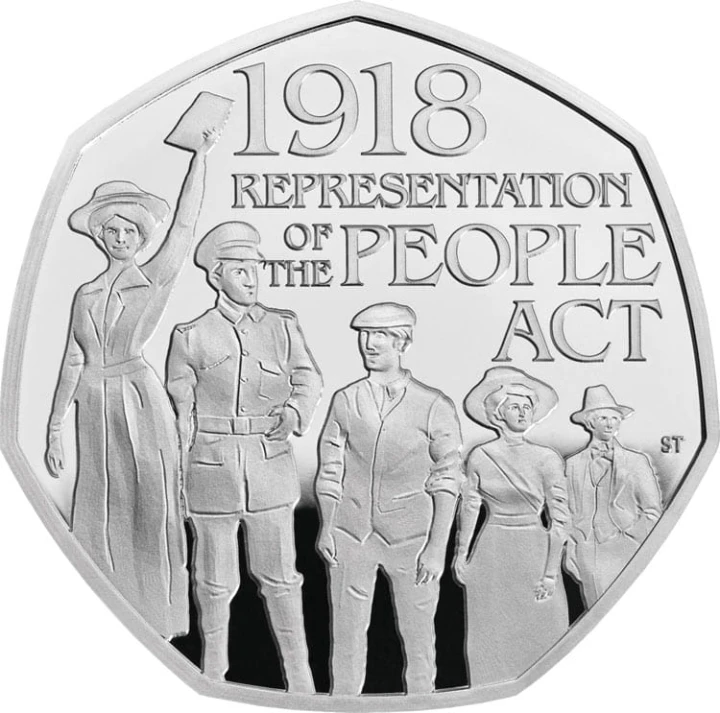 Wielka Brytania 50 pensów Representation of the People 2018