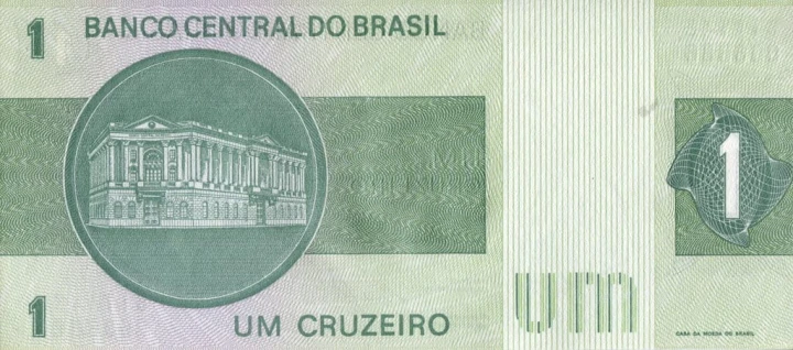 Brazylia 1 cruzeiro Kobieta 1980 P-191Ac
