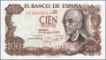 Hiszpania 100 pesetas Ogród 1970 P-152