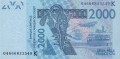Senegal - Afryka zachodnia 2000 fr Ryby 2003+
