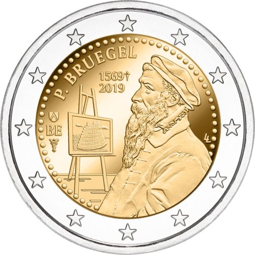 2 euro Belgia Pieter Bruegel starszy 2019