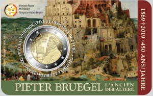 2 euro Belgia Pieter Bruegel starszy 2019