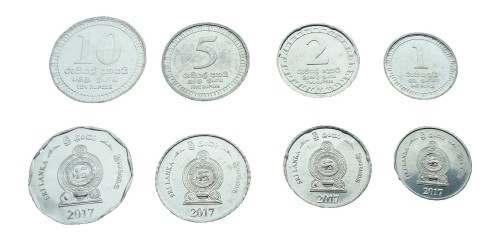 Zestaw menniczy Sri Lanka x 4 2017