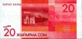 Kirgistan 20 som Togolok Moldo 2016 P-24b