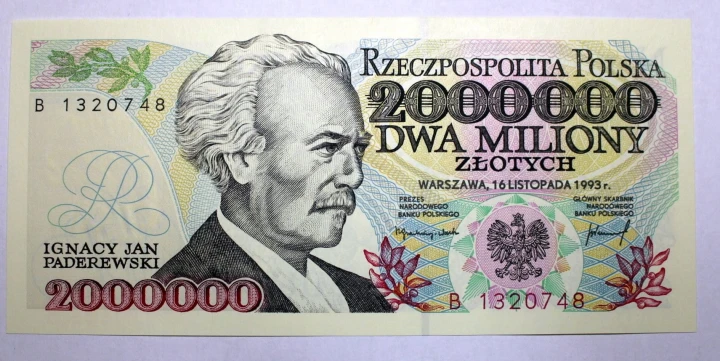 2000000 zł Ignacy Paderewski 1993 P-163a B