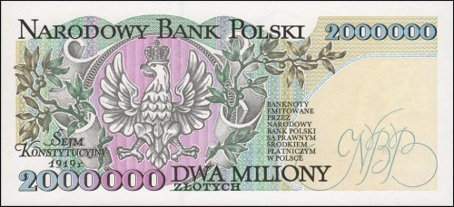 2000000 zł Ignacy Paderewski 1993 P-163a B