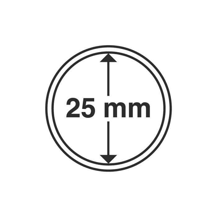 Kapsel 25 mm idealny na USA 25 centów
