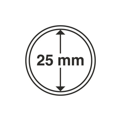 Kapsel 25 mm idealny na USA 25 centów