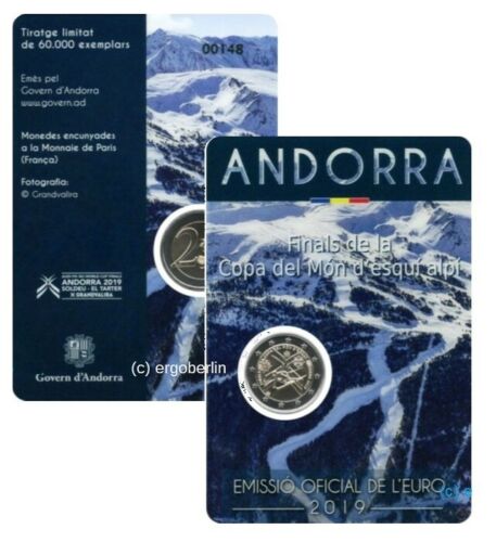 2 euro Andora Narciarstwo alpejskie 2019