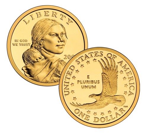 USA 1$ Rdzenni Amerykanie Sacagawea 2005