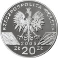 20 zł Puchacz (łac. Bubo bubo) 2005