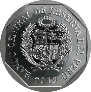 Peru 1 sol Wełniak żółty 2019