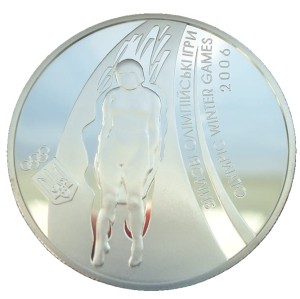 UKRAINA 10 UAH Zimowe igrzyska olimpijskie 2006