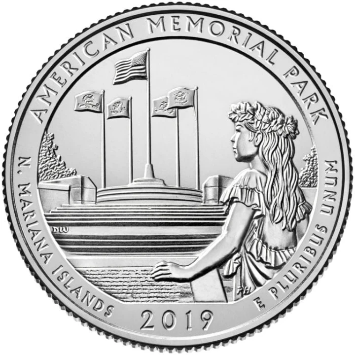 USA 25 c American Memorial Park  2019 nr 47