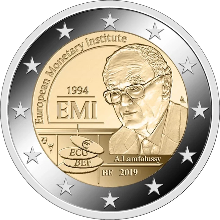 2 euro Belgia 25 lat EMI 2019