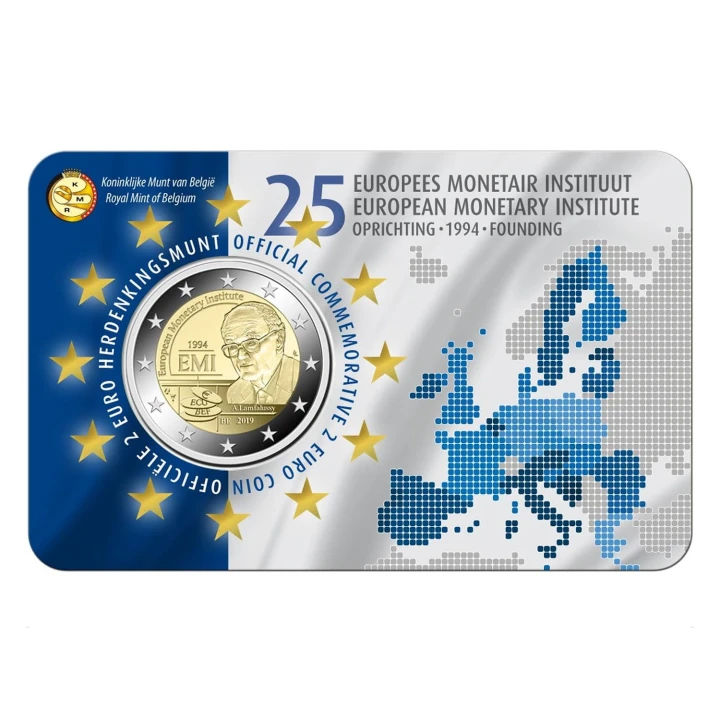 2 euro Belgia 25 lat EMI 2019