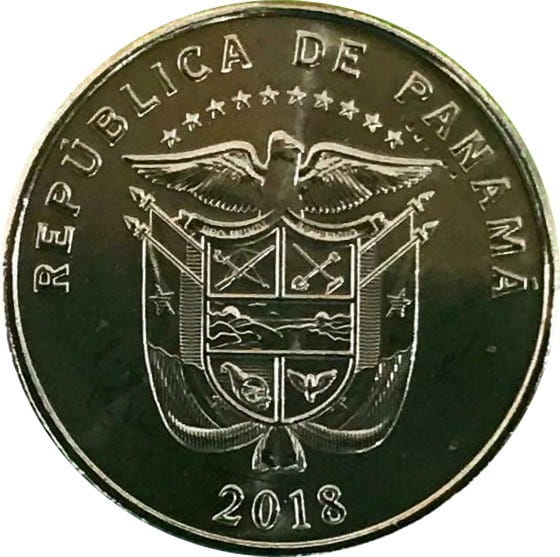 Panama 1/4 balboa Justo Arosemena 2018
