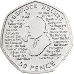 Wielka Brytania 50 pensów Sherlock Holmes 2019