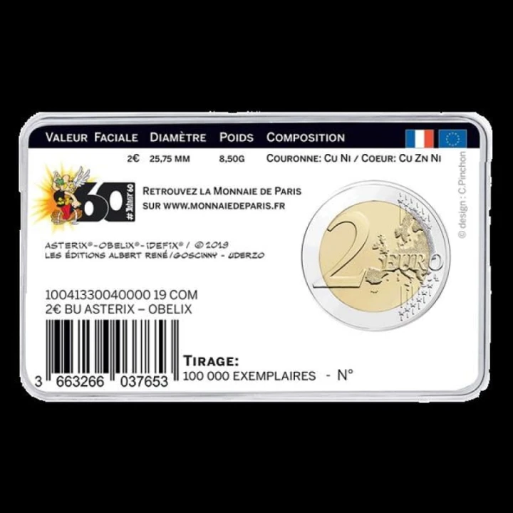 2 euro Francja Asterix 2019