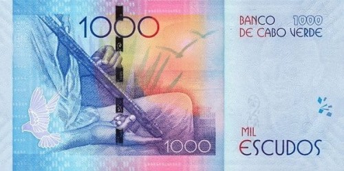 Cabo Verde 1000 Code di Dona 2014 P-73
