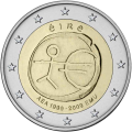 2 euro IRLANDIA 10 lat strefy euro 2009
