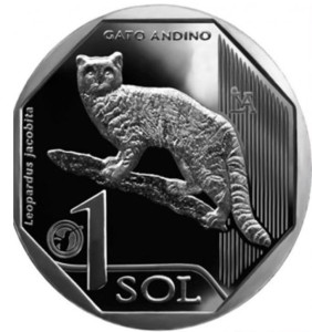 Peru 1 sol Ocelot andyjski 2019
