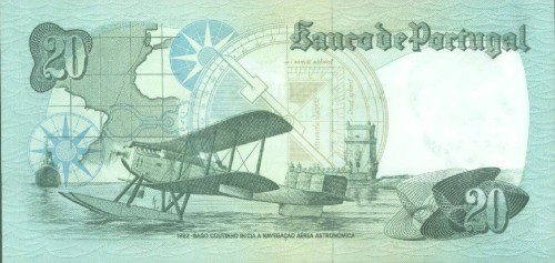 Portugalia 20 escudos Wodolot 1978 P-176a