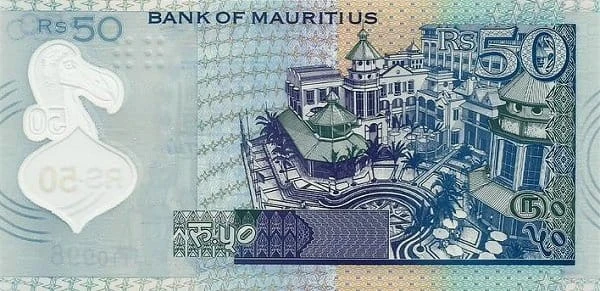 Mauritius 50 rupii Miasto 2013 P-65