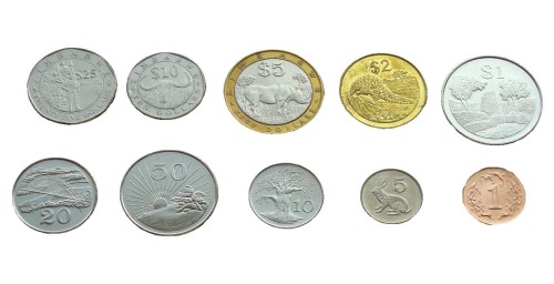  Zestaw menniczy Zimbabwe x 10