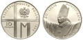10 zł Jan Paweł II 20-lecie Pontyfikatu 1998