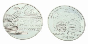 UKRAINA 5 UAH Antyczna żegluga 2012